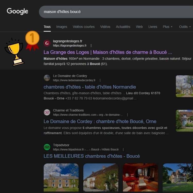 google la grange des loges